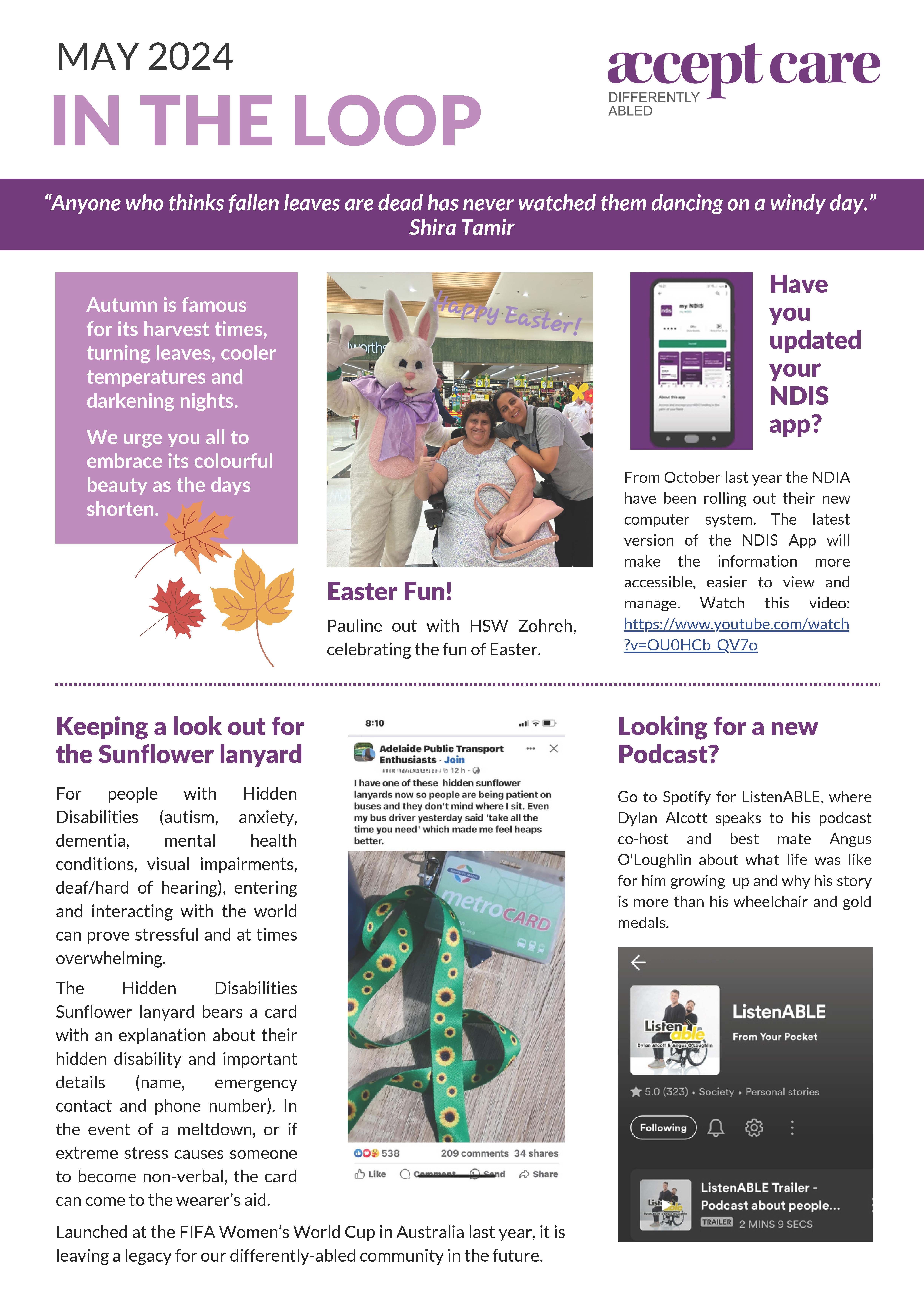 May 2024 NDIS Newsletter